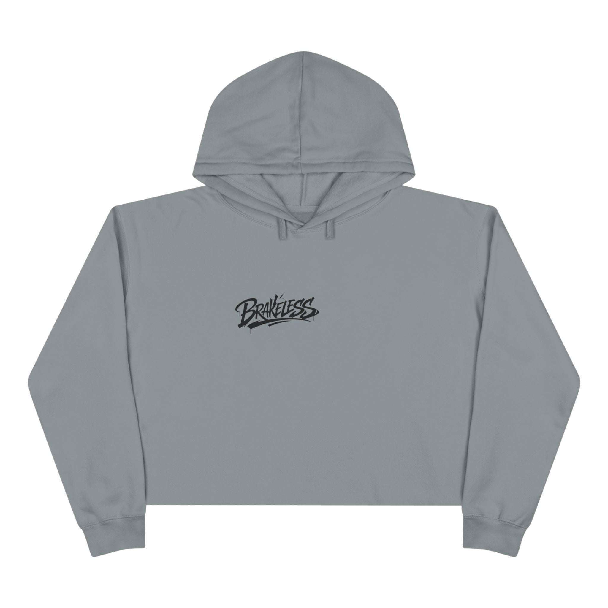 Brakeless 'Fast Is a Habit' Cropped Hoodie