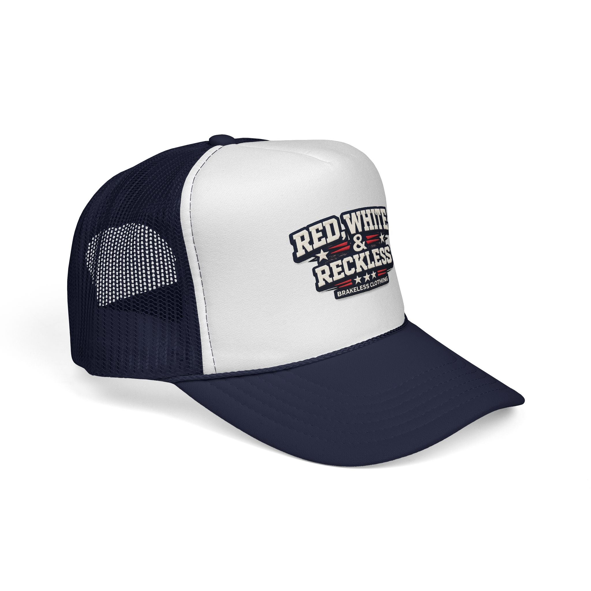 Red, White & Reckless BRAKELESS Trucker Cap