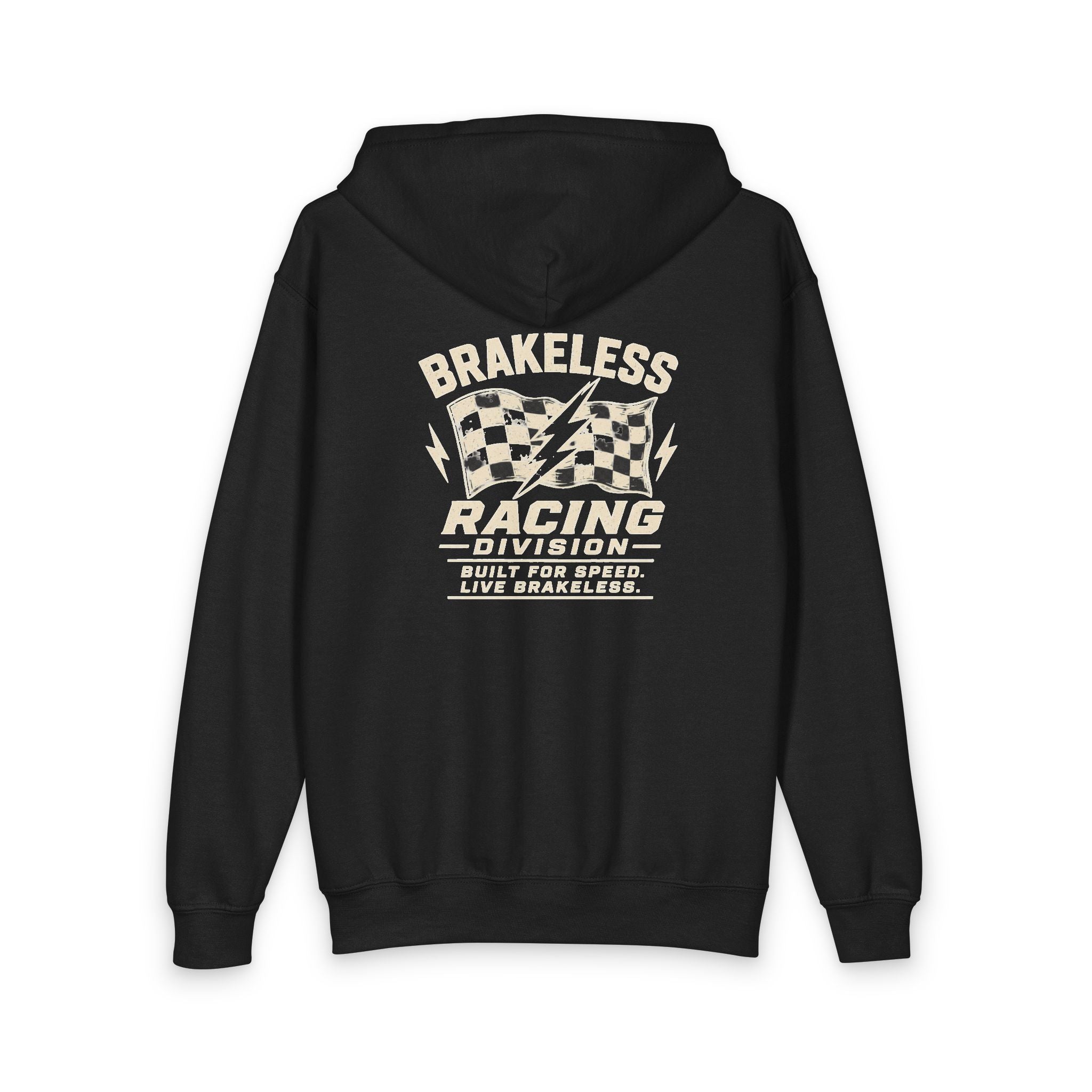 BRAKELESS YOUTH - ZIP RACING HOODIE