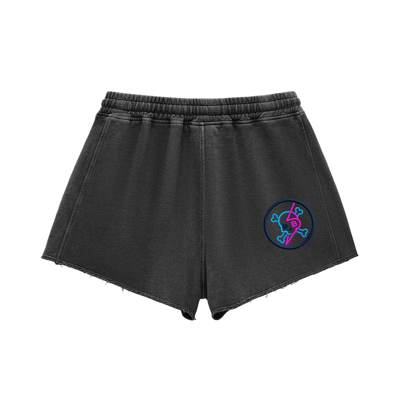 brakeless,brakeless clothing,streetwear,street wear,shorts,summer,skull,black heart,women's,break hearts