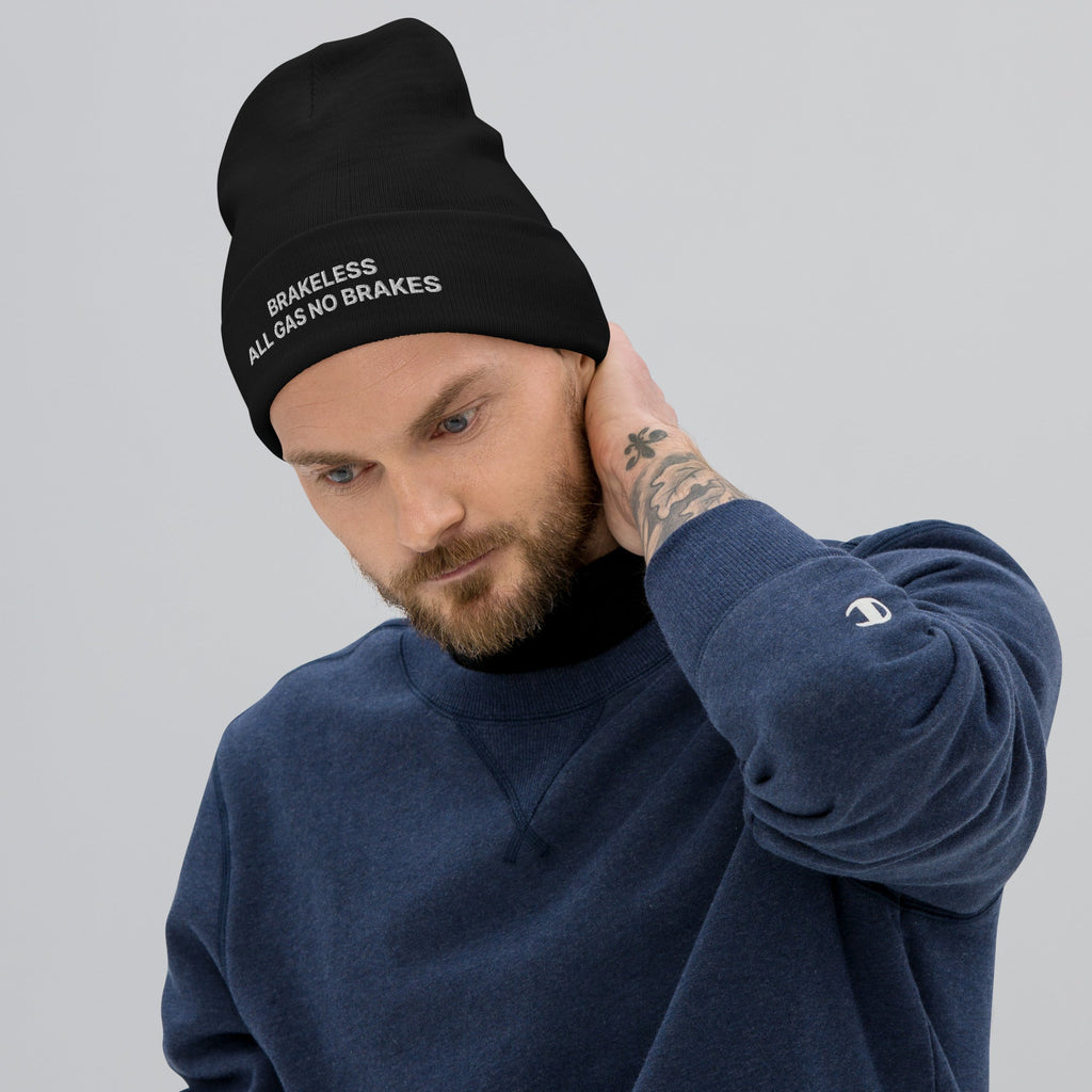 ALL GAS NO BRAKES Beanie - BRAKELESS