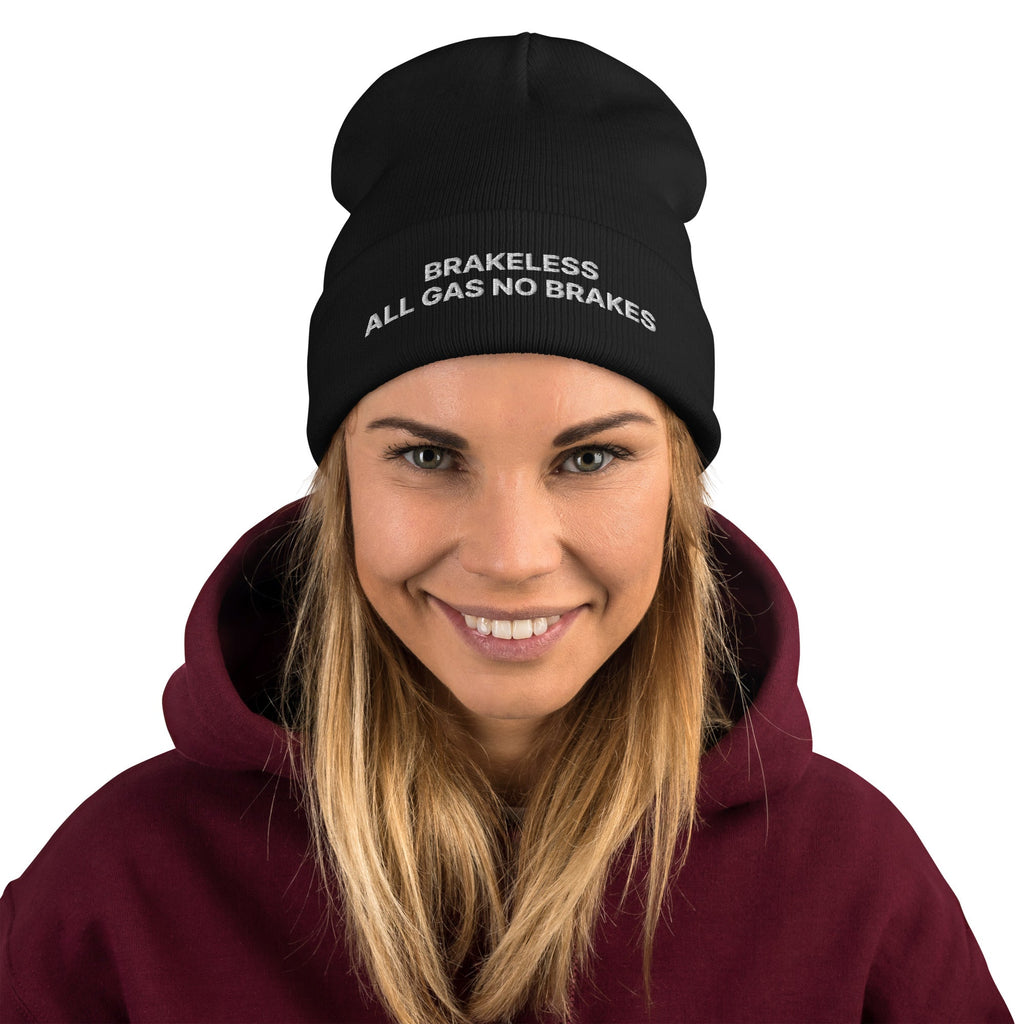 ALL GAS NO BRAKES Beanie - BRAKELESS