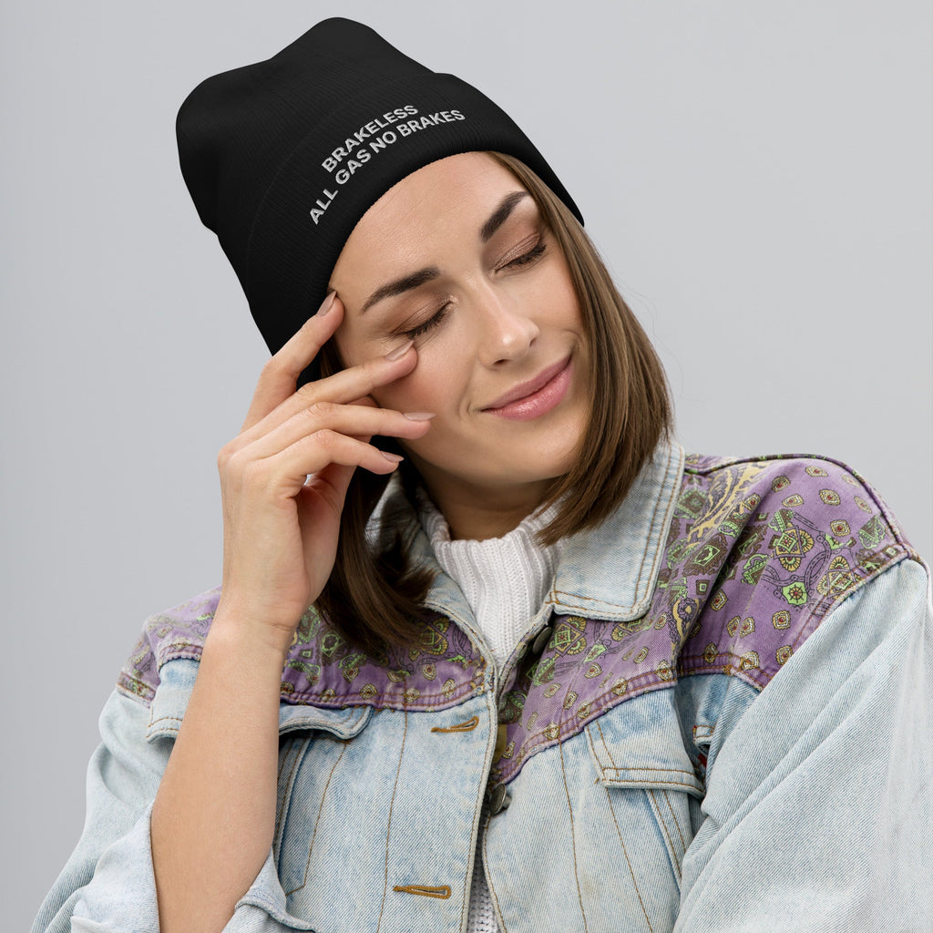 ALL GAS NO BRAKES Beanie - BRAKELESS