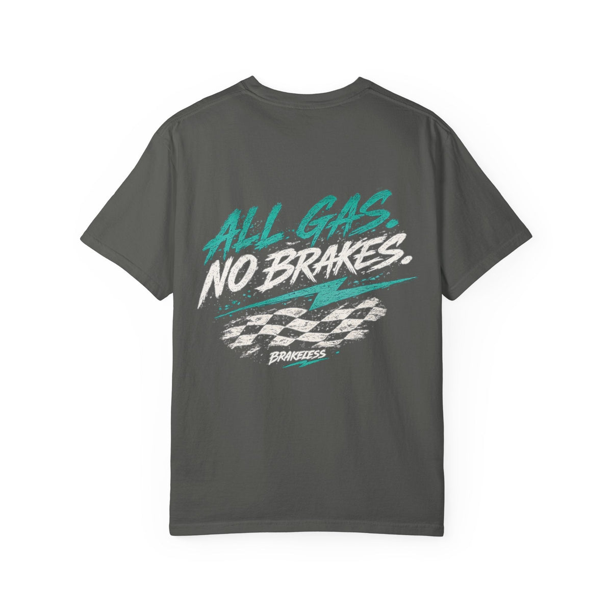 All Gas No Brakes Moto T-Shirt — Brakeless Tee - T-Shirt - BRAKELESS