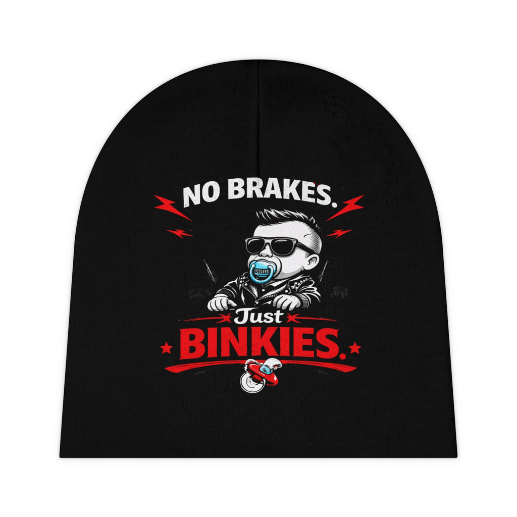 Baby Beanie — "No Brakes Just Binkies" Cool Baby Beanie - All Over Prints - BRAKELESS