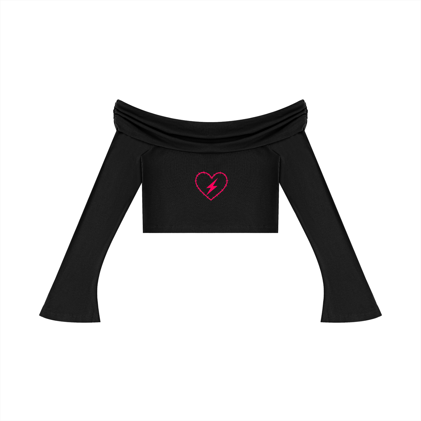 Brakeless,Brakeless Clothing,Crop Top,streetwear,street wear,Long Sleeve,Women's,Fashion,Heart
