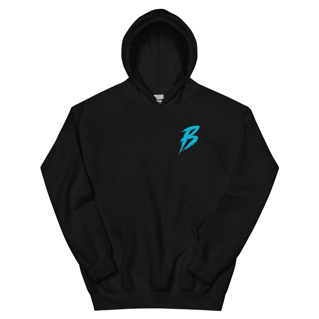 BORN TO RIDE. BUILT TO WHEELIE. - BLACK (Unisex Hoodie) - BRAKELESS
