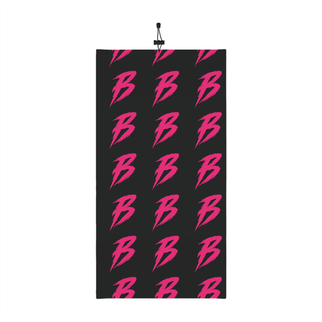 Brakeless 'B' Neck Gaiter With Drawstring - Pink - All Over Prints - BRAKELESS