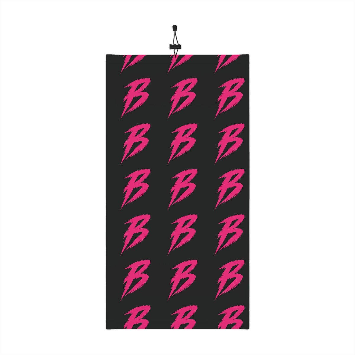 Brakeless 'B' Neck Gaiter With Drawstring - Pink - All Over Prints - BRAKELESS