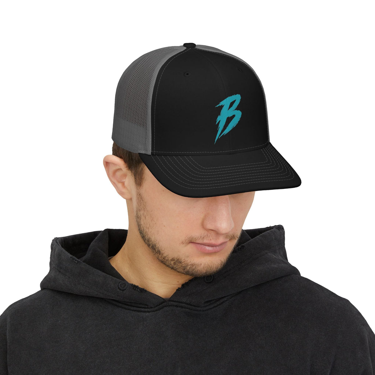 BRAKELESS B Snapback Trucker Cap - Hats - BRAKELESS
