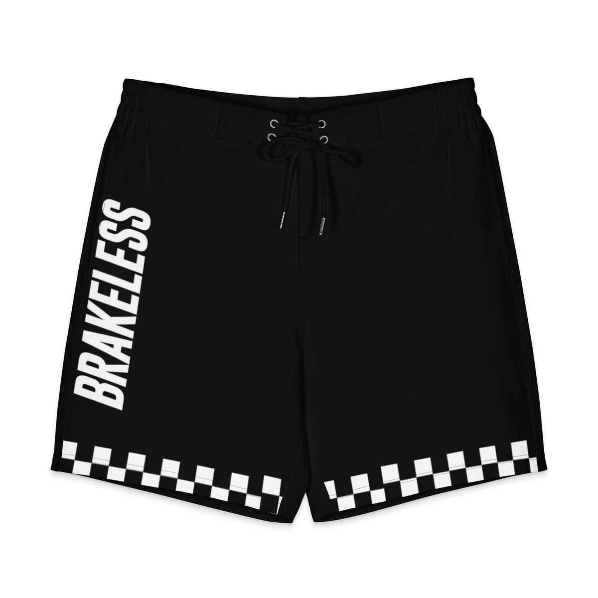 BRAKELESS - Checkered Men's Board Shorts - BRAKELESS