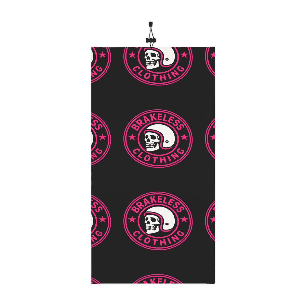 Brakeless Clothing Skull Logo Winter Neck Gaiter with Drawstring - All Over Prints - BRAKELESS