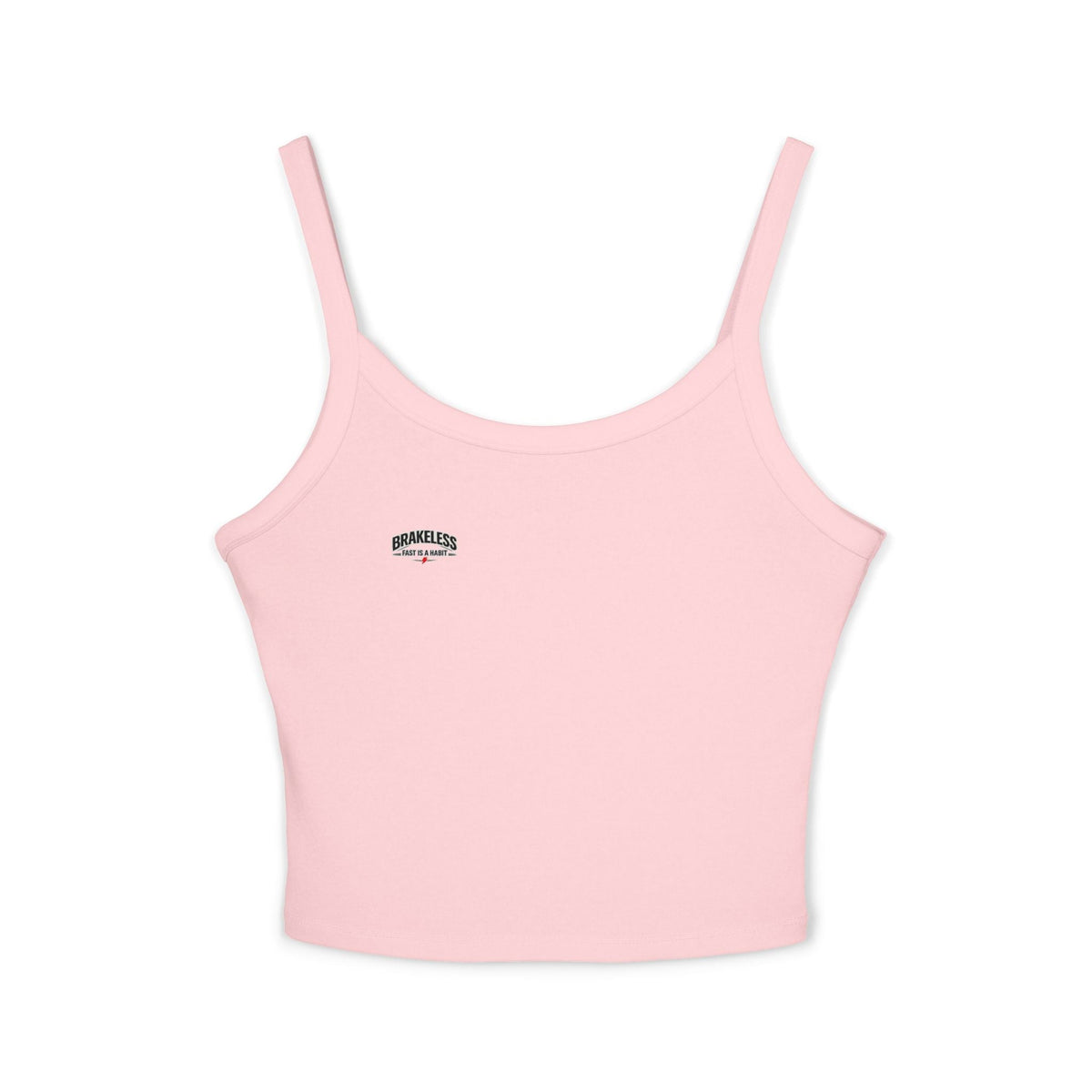 Brakeless Crop Tank Top — "Brakeless No Brakes Just Speed" Racer Chic Tank - Tank Top - BRAKELESS