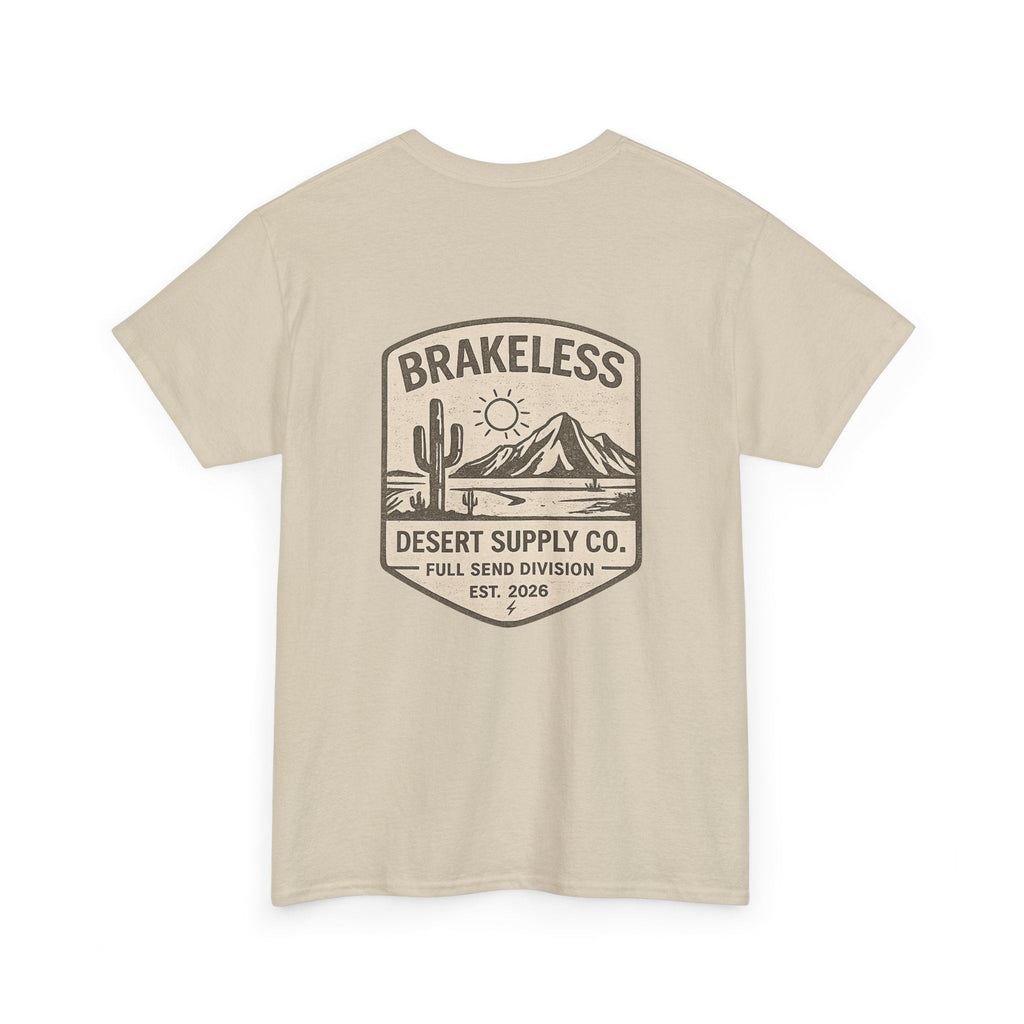 BrakeLess Desert Supply Co. Tee - T-Shirt - BRAKELESS