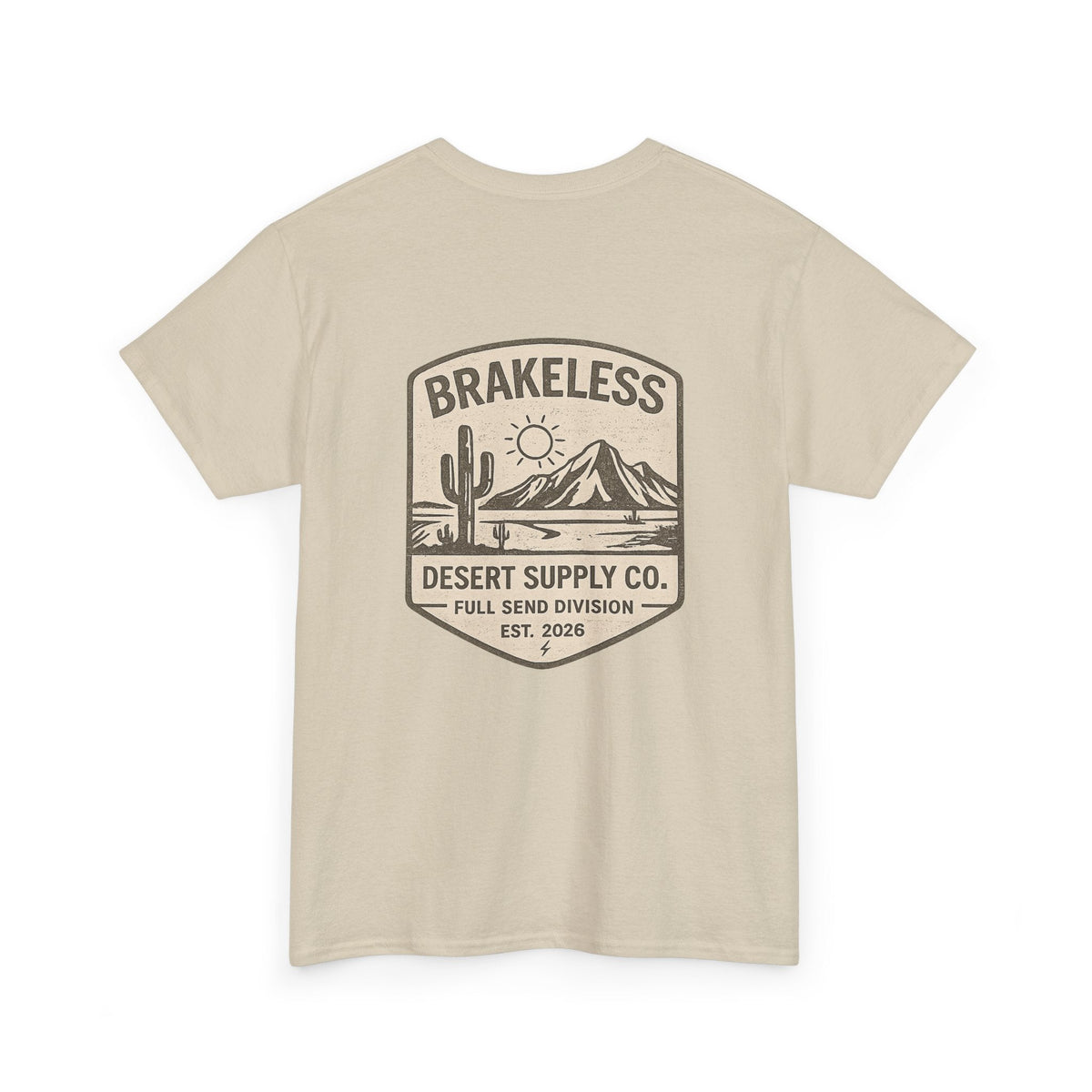 BrakeLess Desert Supply Co. Tee - T-Shirt - BRAKELESS
