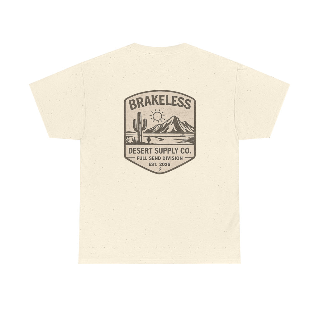 BrakeLess Desert Supply Co. Tee - T-Shirt - BRAKELESS
