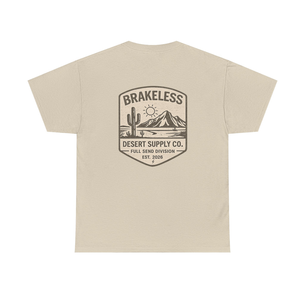 BrakeLess Desert Supply Co. Tee - T-Shirt - BRAKELESS