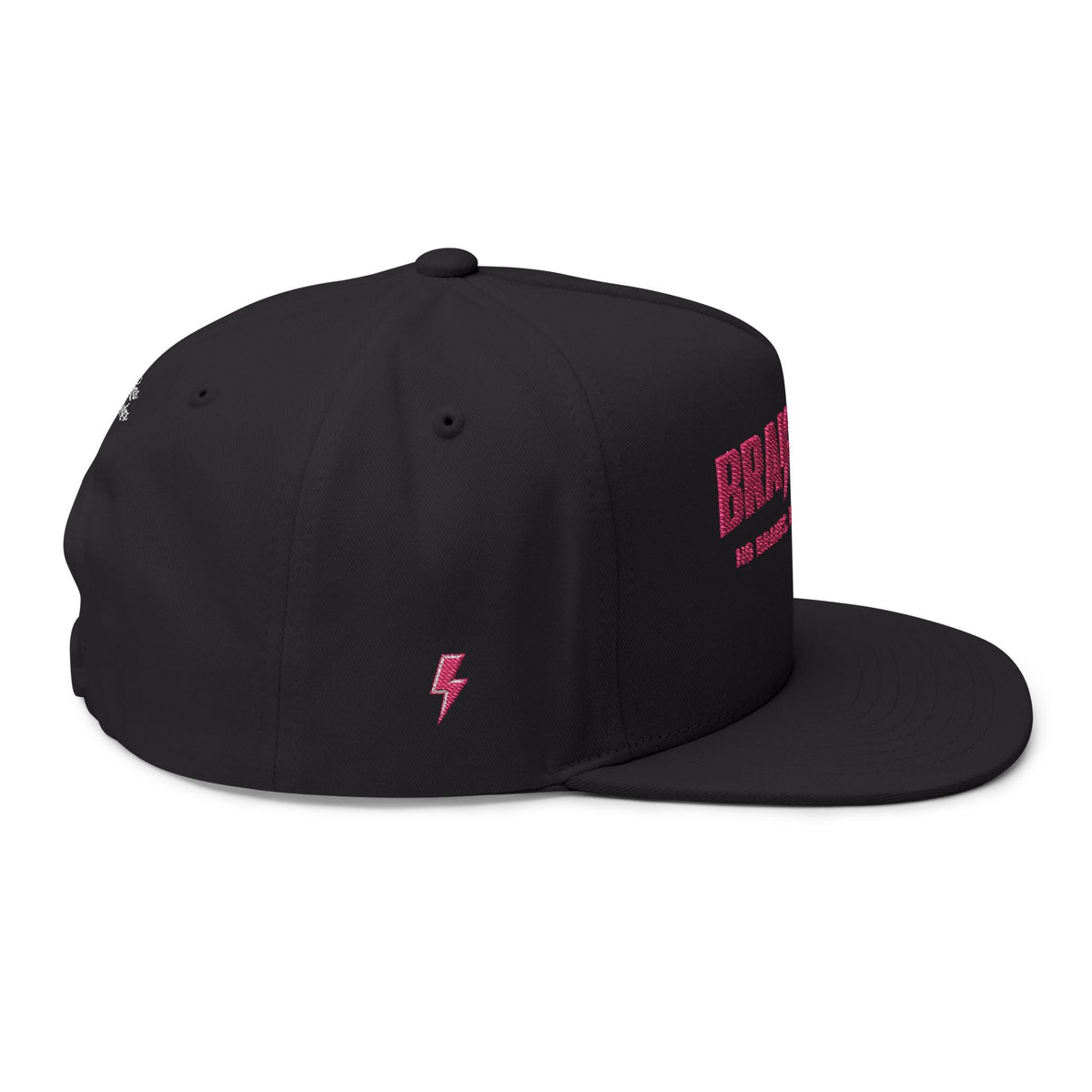 Brakeless Embroidered Flat Bill Cap — 'No Brakes, Bad Decisions' - Hats - BRAKELESS