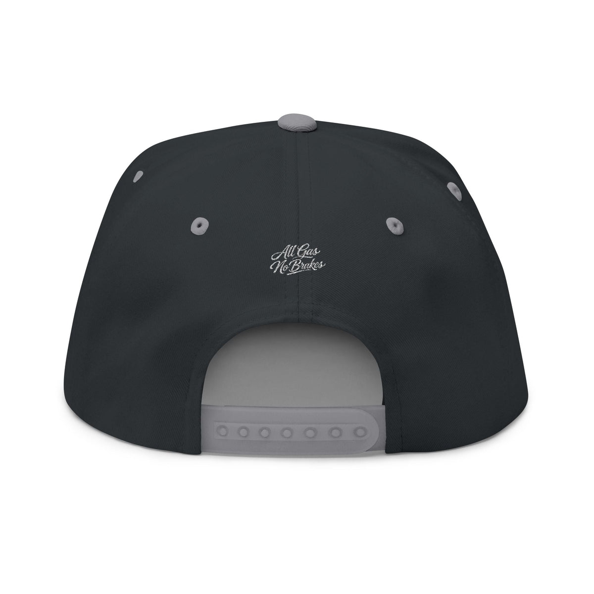Brakeless Embroidered Flat Bill Cap — 'No Brakes, Bad Decisions' - Hats - BRAKELESS