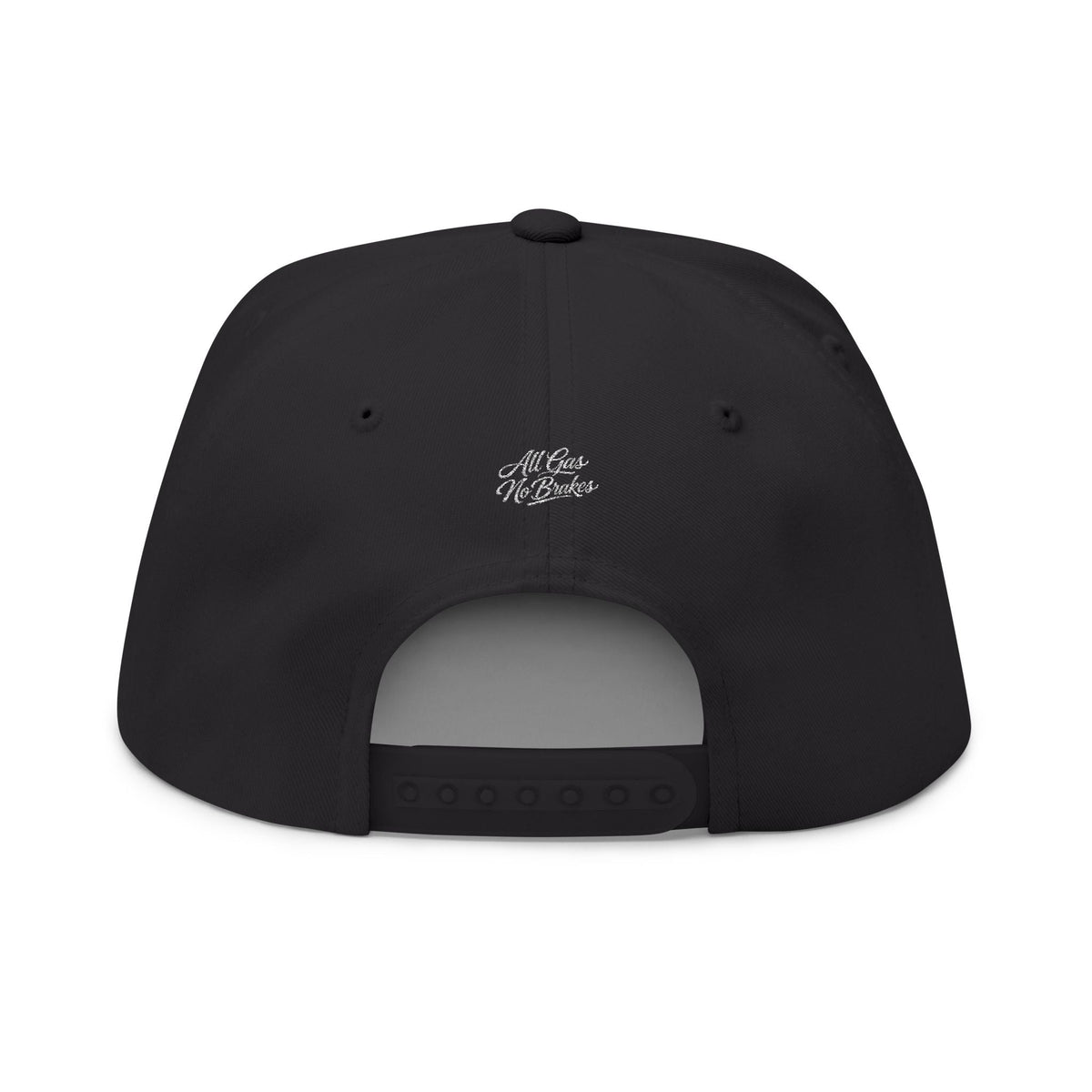 Brakeless Embroidered Flat Bill Cap — 'No Brakes, Bad Decisions' - Hats - BRAKELESS