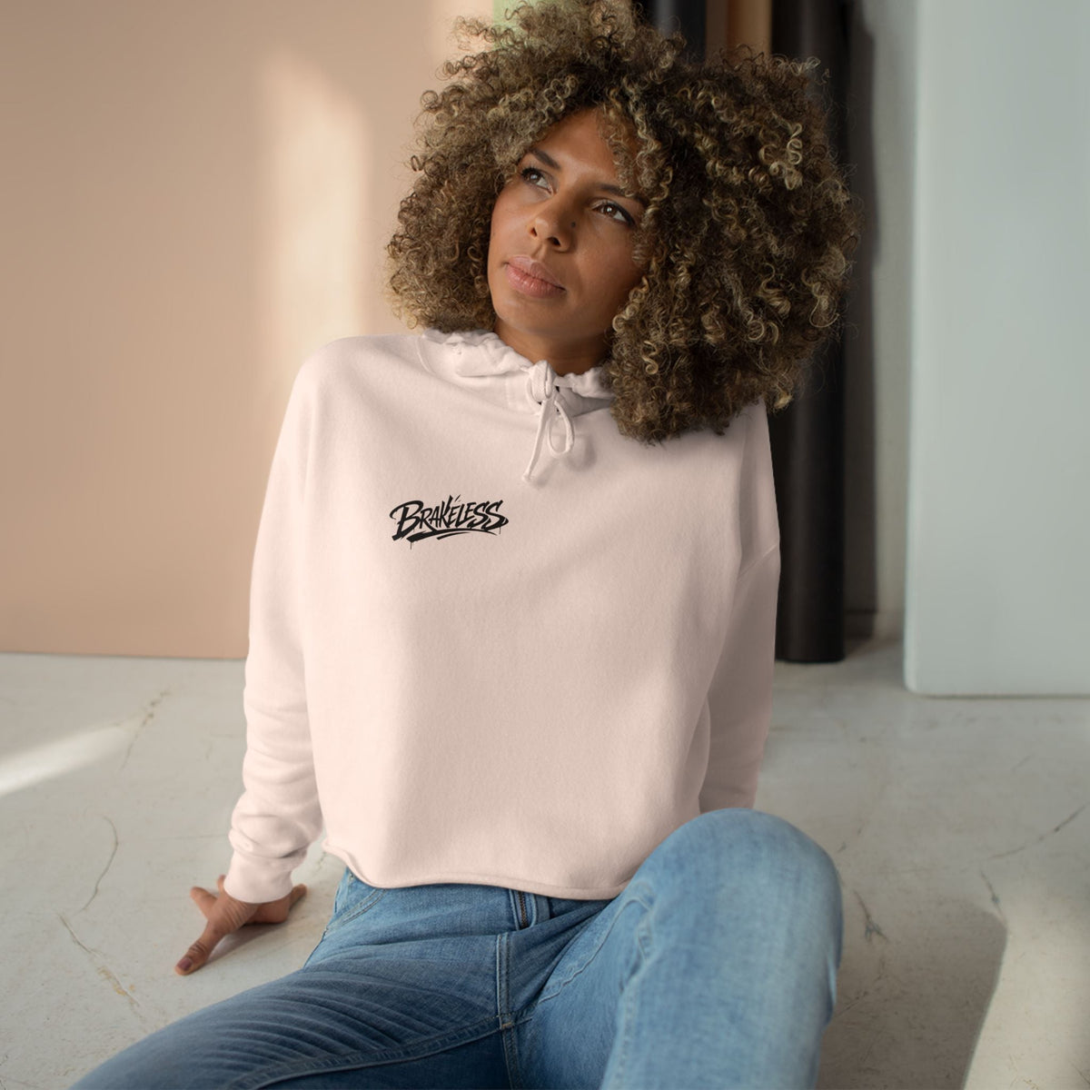 Brakeless 'Fast Is a Habit' Cropped Hoodie - Hoodie - BRAKELESS