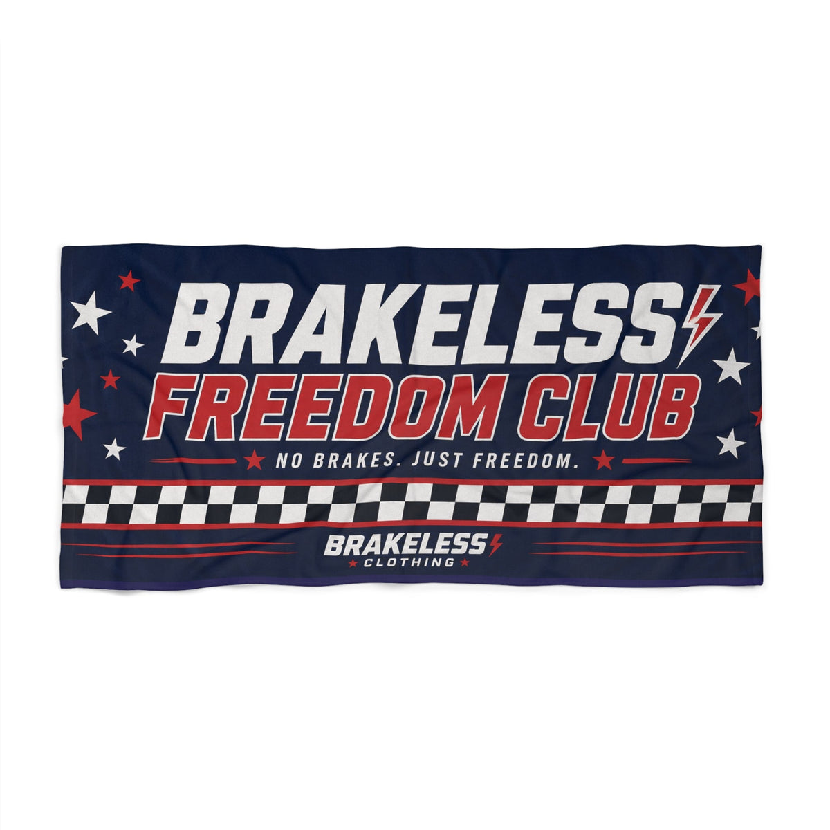 Brakeless Freedom Club Beach Towel - Home Decor - BRAKELESS