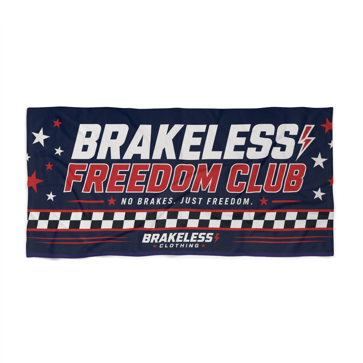 Brakeless Freedom Club Beach Towel - Home Decor - BRAKELESS