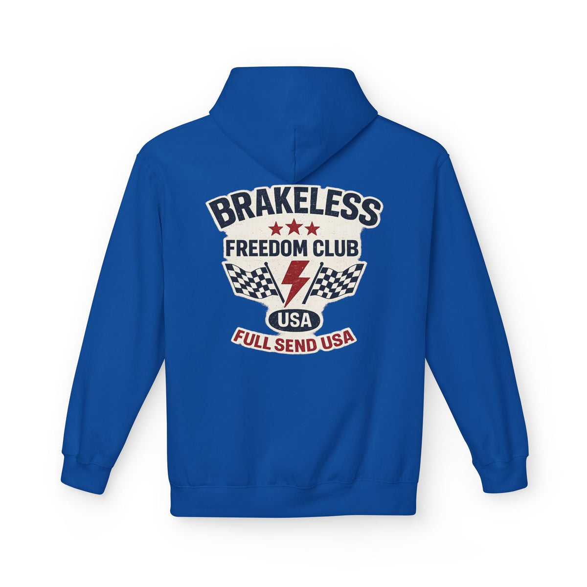 Brakeless Freedom Club Hoodie — 'No Brakes. Just Freedom.' Racing Pullover - Hoodie - BRAKELESS