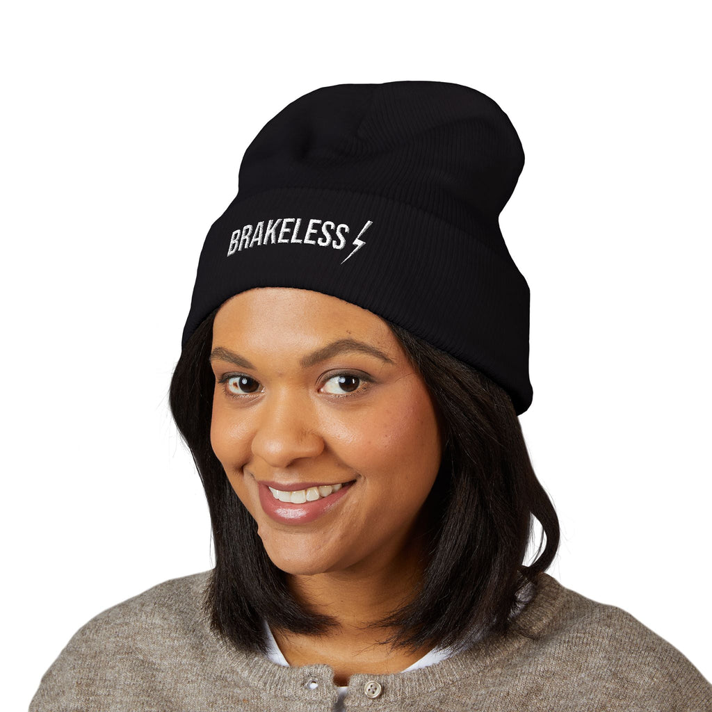 Brakeless Lightning Embroidered Beanie - Hats - BRAKELESS