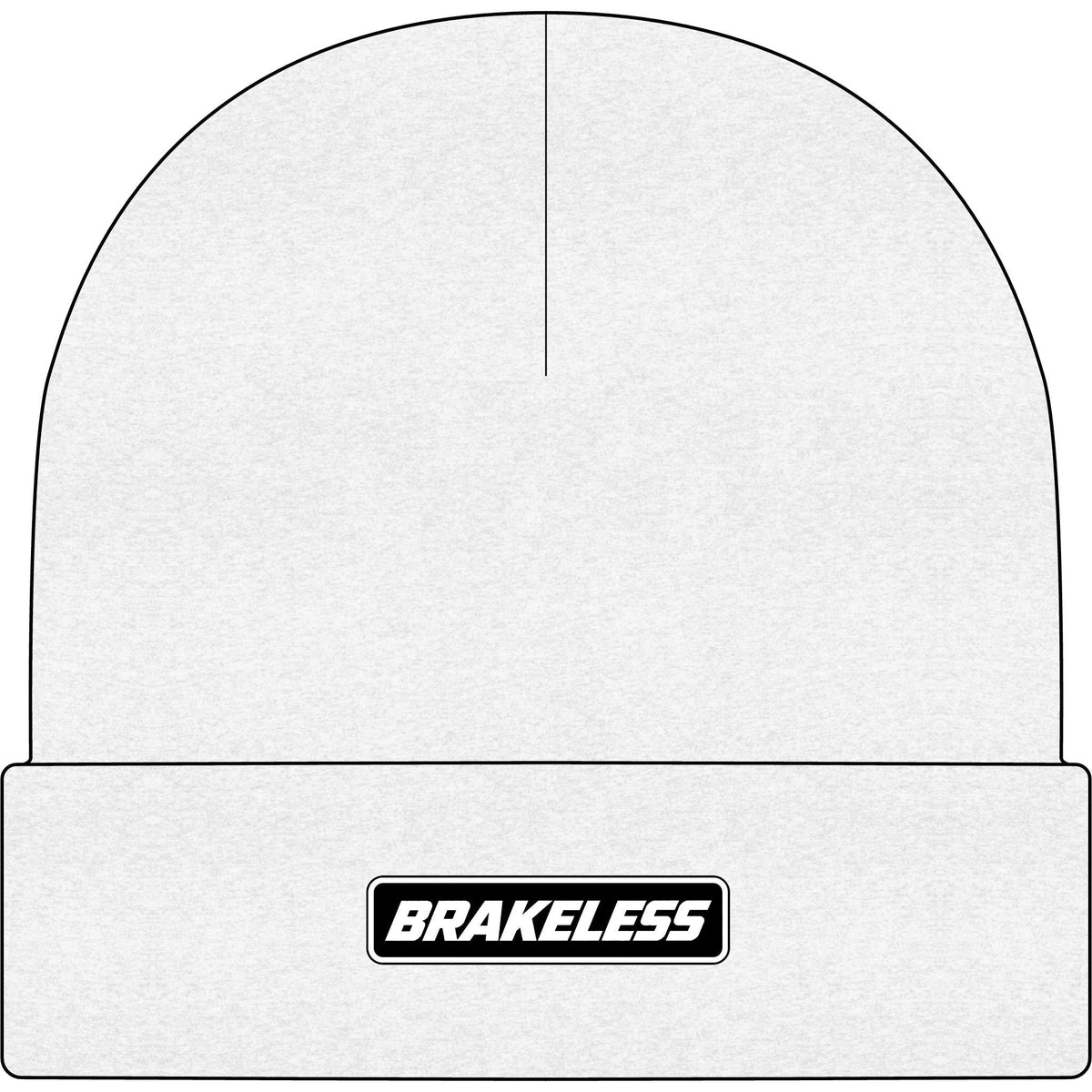 Brakeless Logo Cuff Beanie (Unisex) - Hats - BRAKELESS