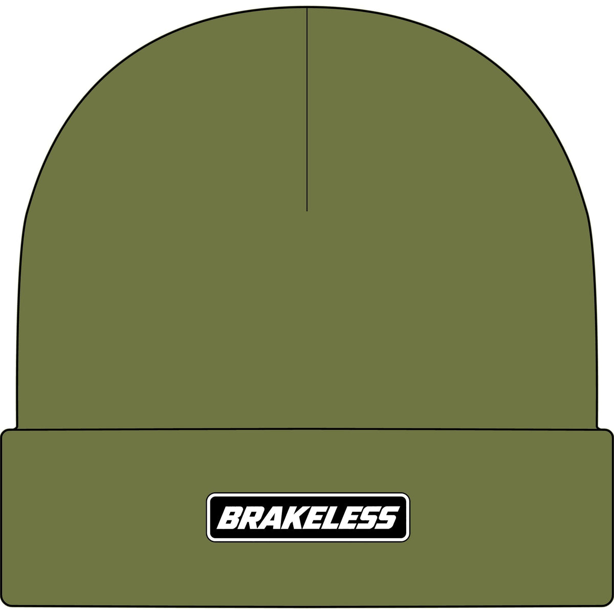 Brakeless Logo Cuff Beanie (Unisex) - Hats - BRAKELESS