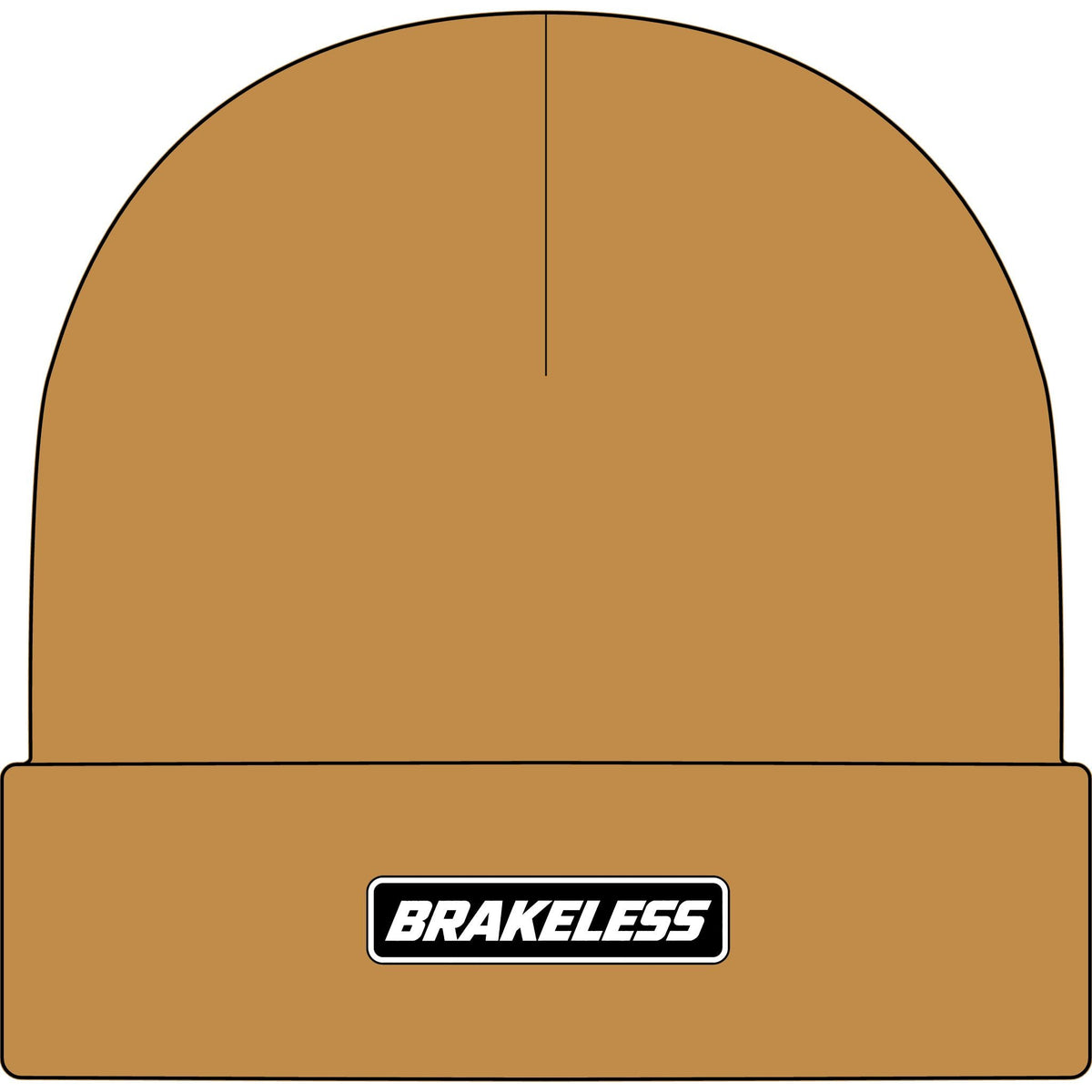 Brakeless Logo Cuff Beanie (Unisex) - Hats - BRAKELESS