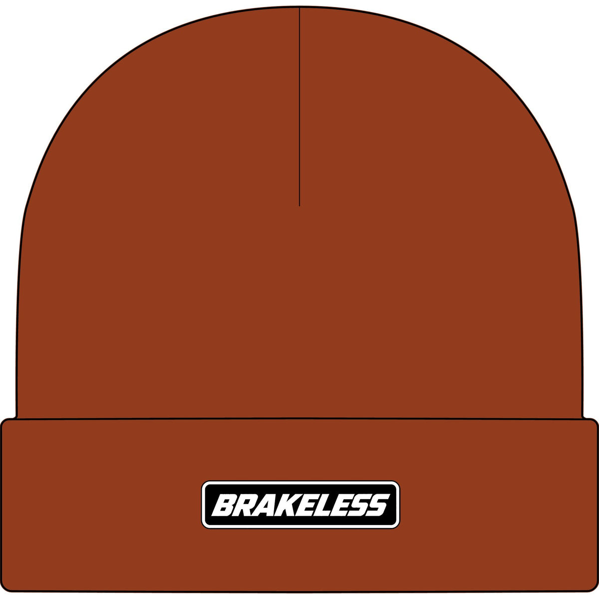 Brakeless Logo Cuff Beanie (Unisex) - Hats - BRAKELESS