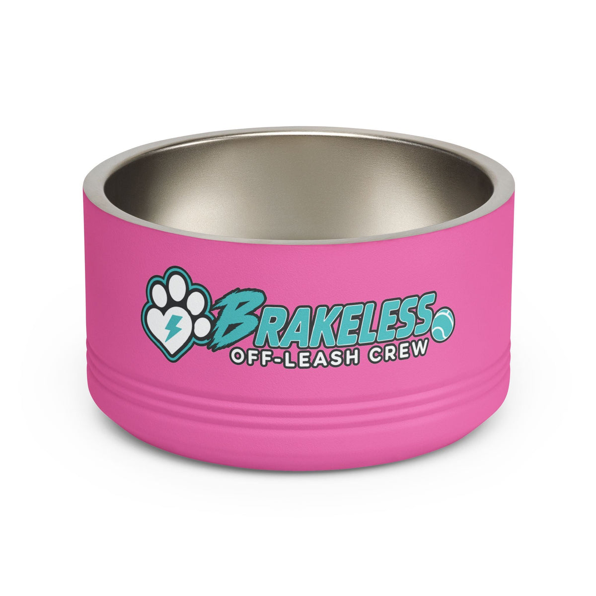 Brakeless Off-Leash Crew 18oz Stainless Pet Bowl - Pets - BRAKELESS