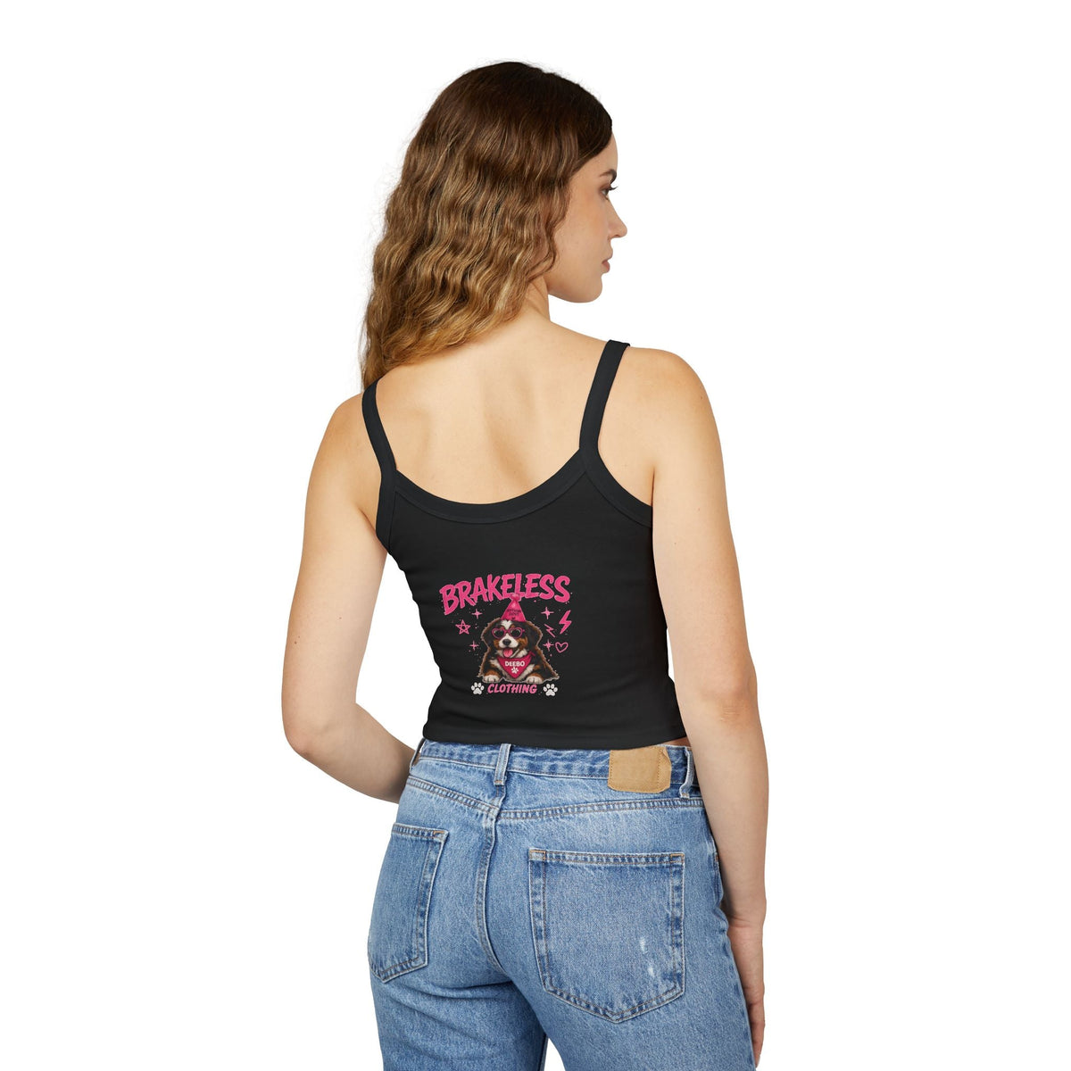 Brakeless Pink Graphic Tank — CUSTOMIZABLE & Checker Crop Top - Tank Top - BRAKELESS