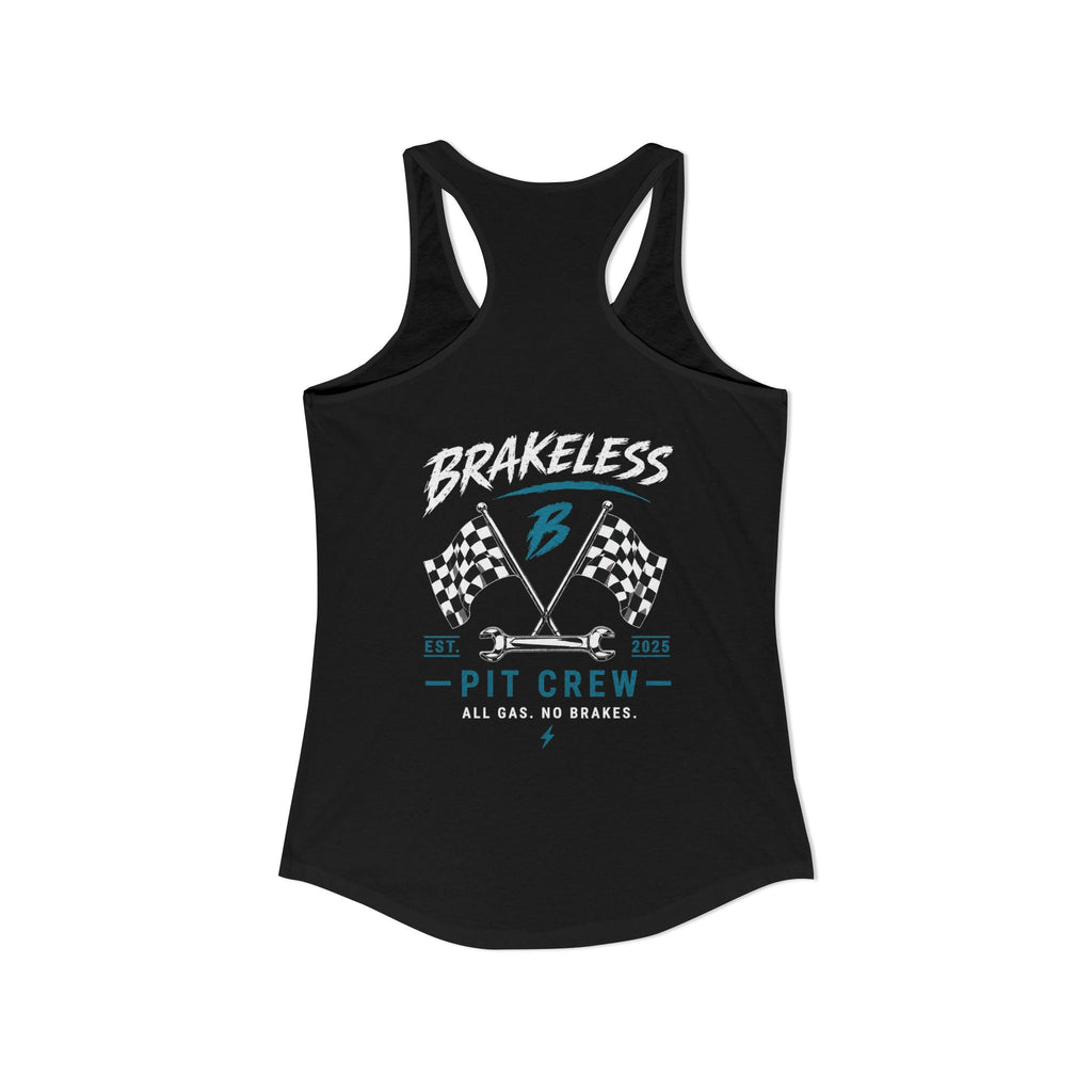 Brakeless Pit Crew Women's Racerback Tank - Tank Top - BRAKELESS