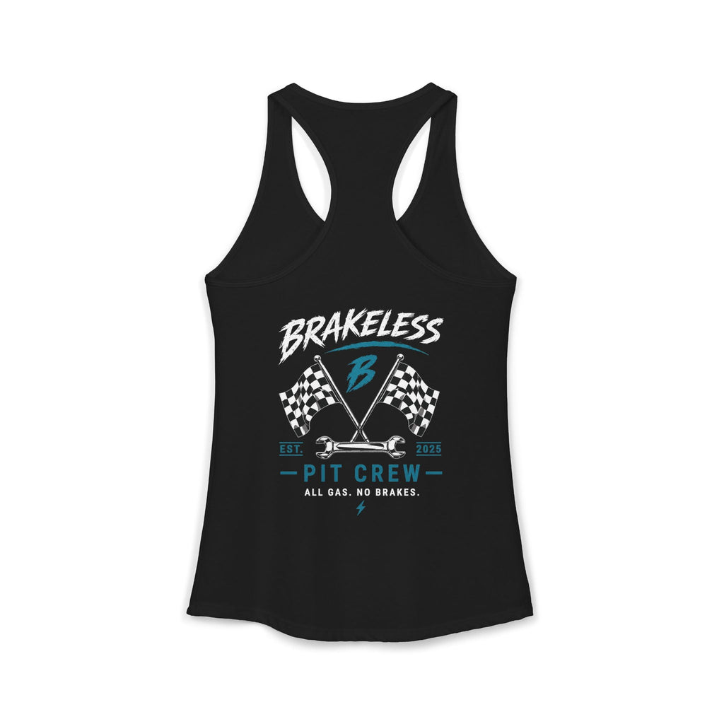 Brakeless Pit Crew Women's Racerback Tank - Tank Top - BRAKELESS