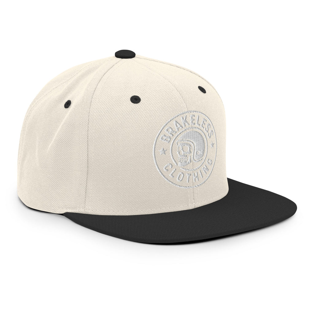 Brakeless Skull Logo - Snapback Hat - BRAKELESS