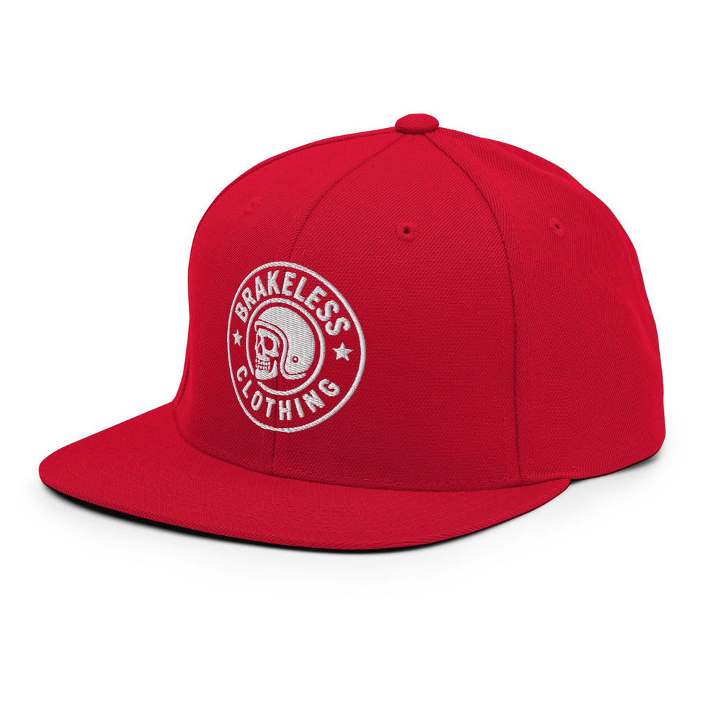 Brakeless Skull Logo - Snapback Hat - BRAKELESS