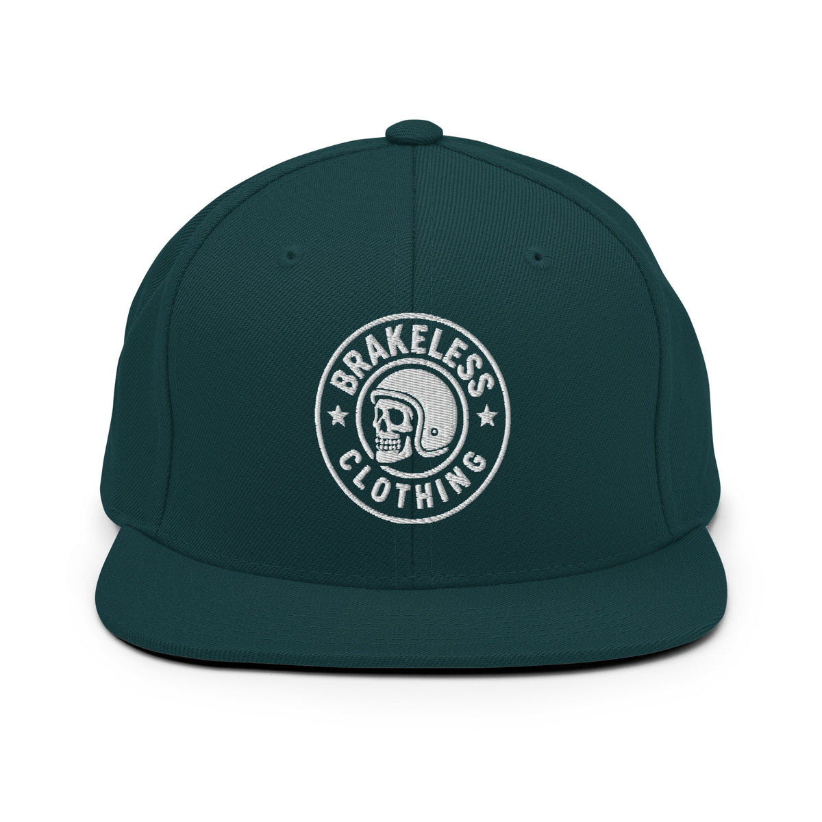 Brakeless Skull Logo - Snapback Hat - BRAKELESS