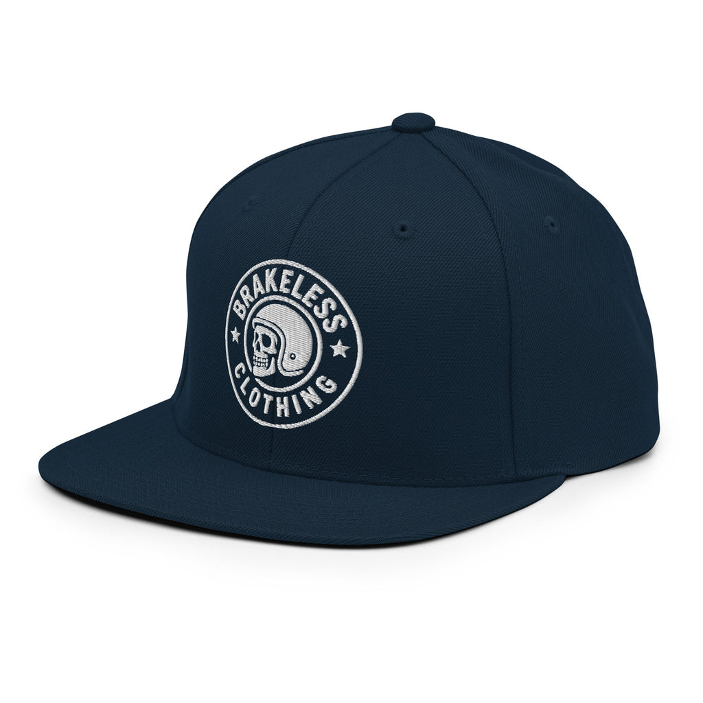 Brakeless Skull Logo - Snapback Hat - BRAKELESS