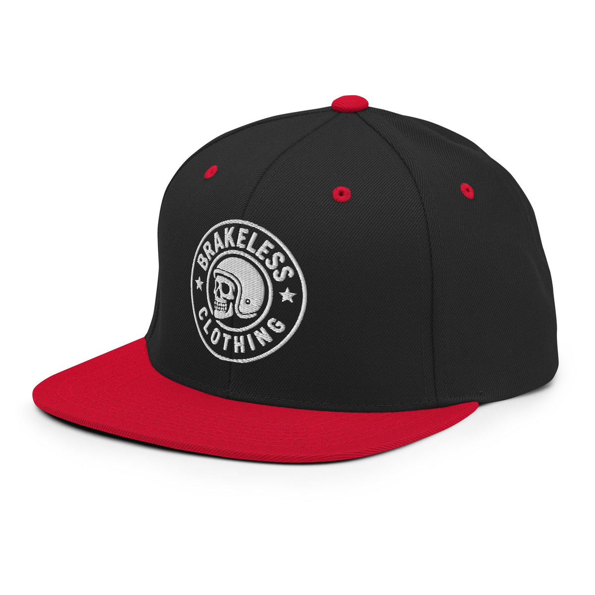 Brakeless Skull Logo - Snapback Hat - BRAKELESS