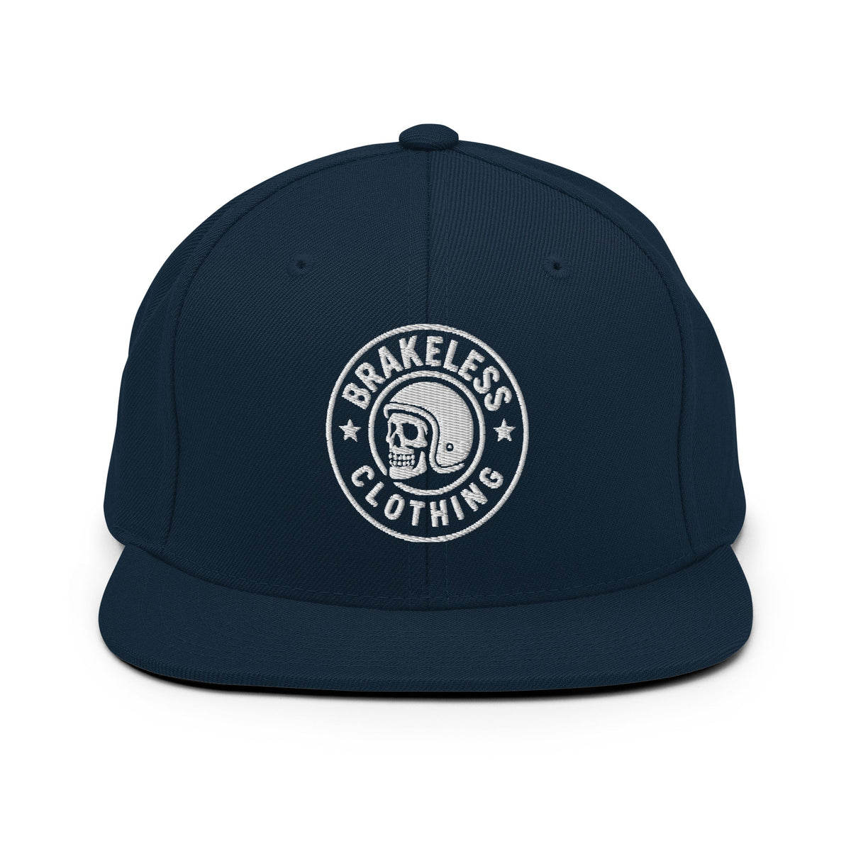 Brakeless Skull Logo - Snapback Hat - BRAKELESS
