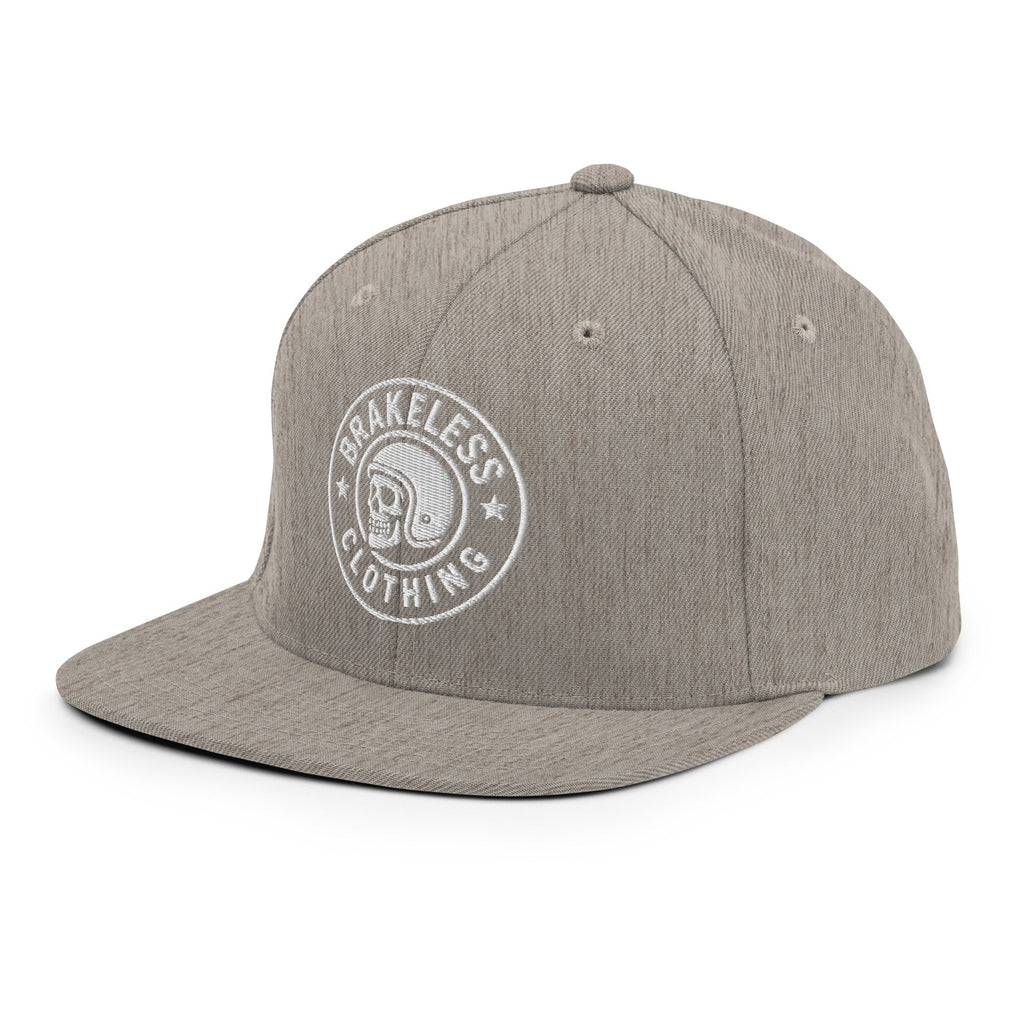Brakeless Skull Logo - Snapback Hat - BRAKELESS