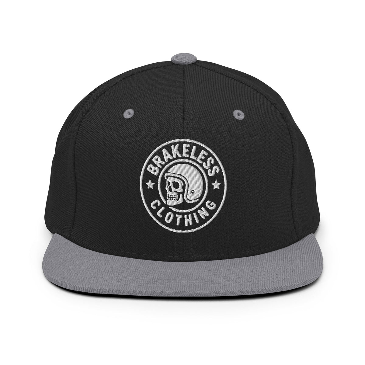 Brakeless Skull Logo - Snapback Hat - BRAKELESS