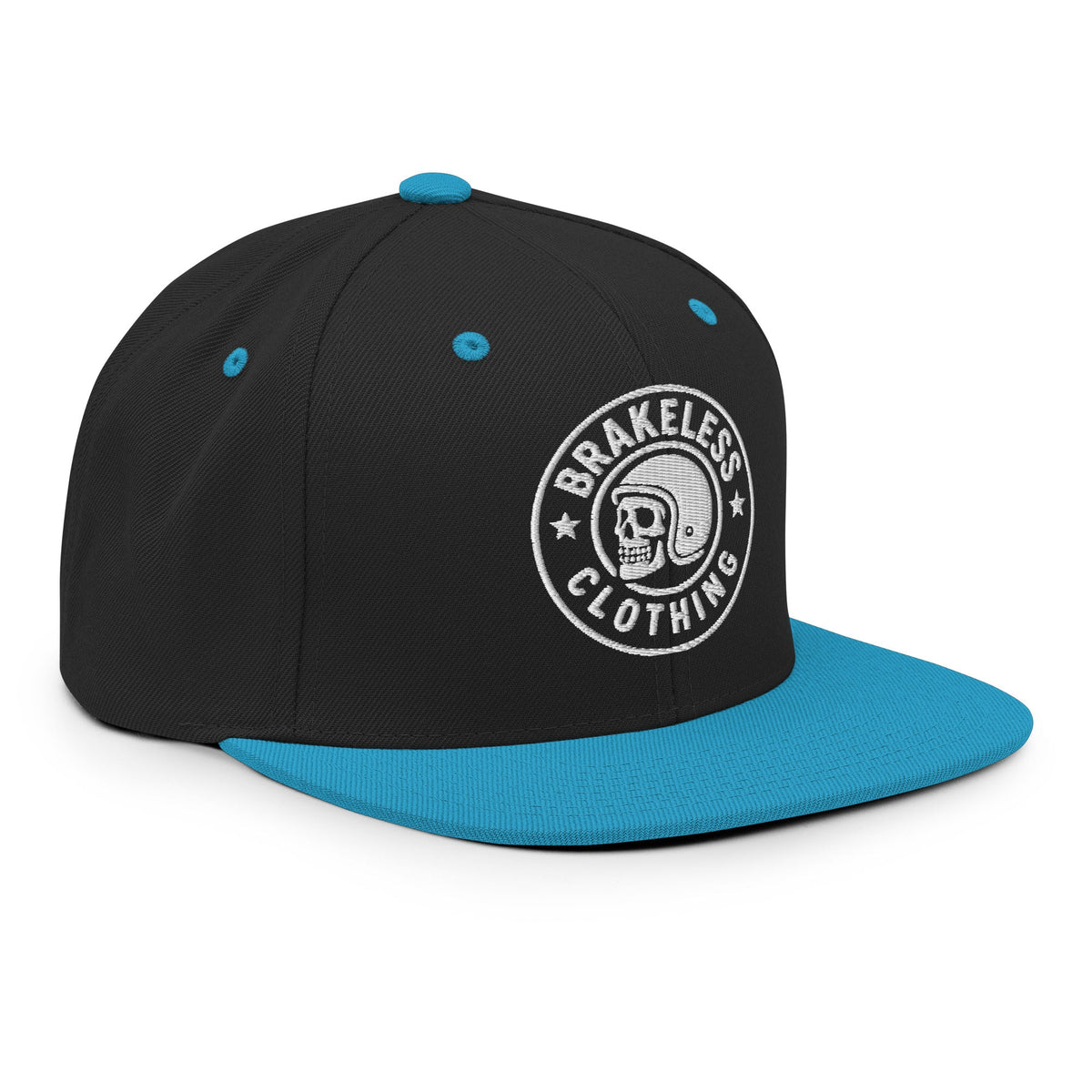 Brakeless Skull Logo - Snapback Hat - BRAKELESS