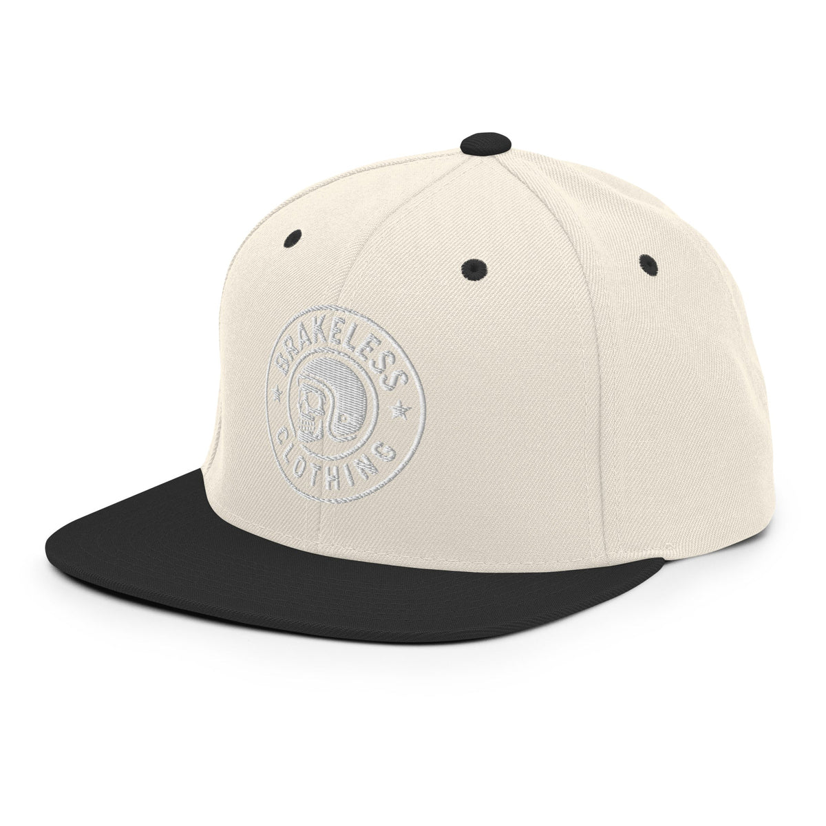 Brakeless Skull Logo - Snapback Hat - BRAKELESS