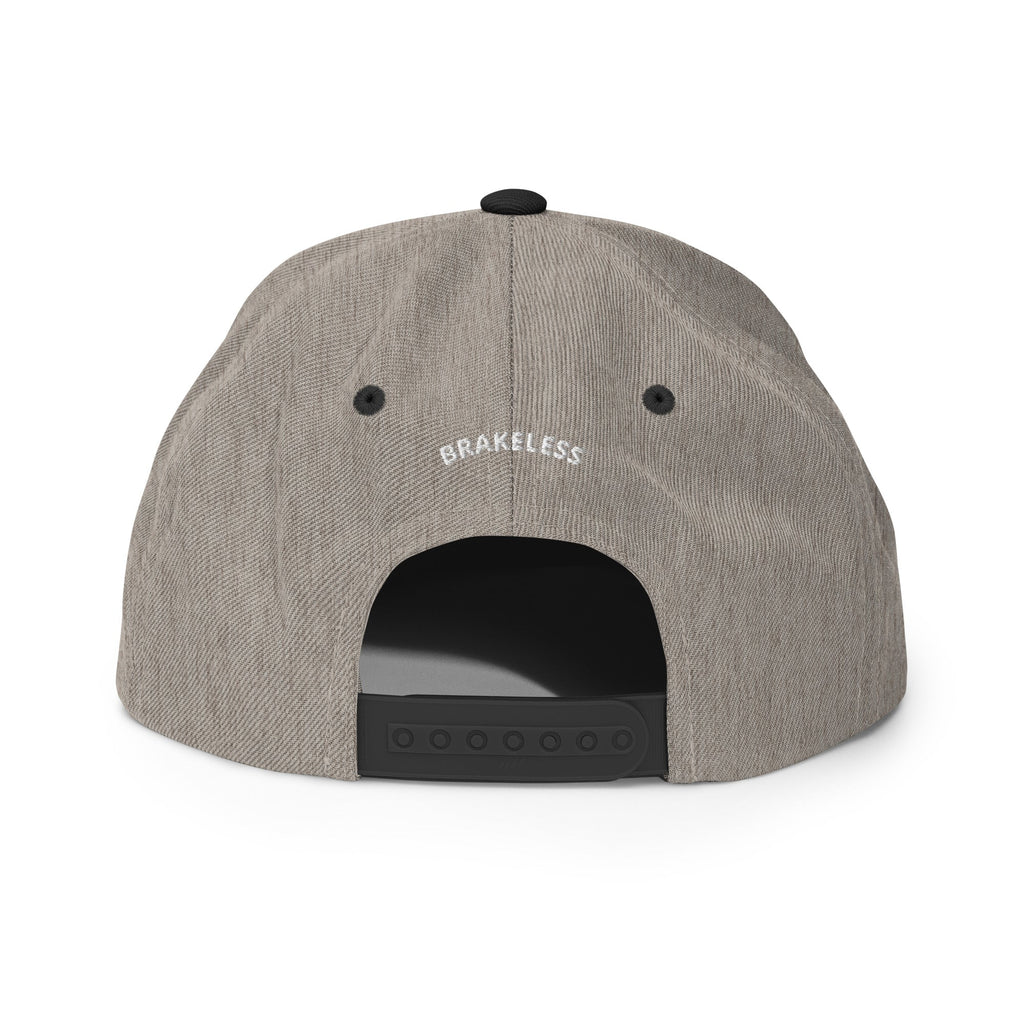Brakeless Skull Logo - Snapback Hat - BRAKELESS