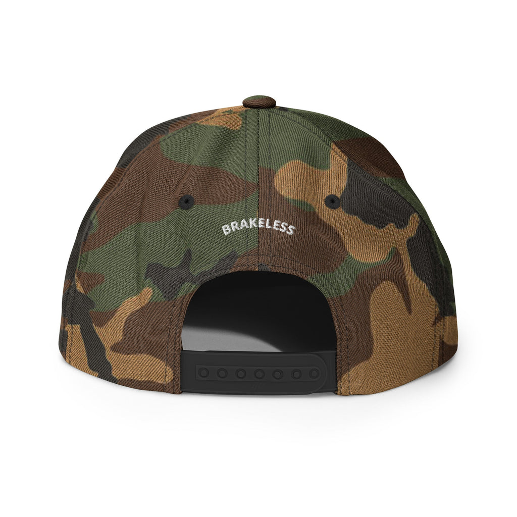 Brakeless Skull Logo - Snapback Hat - BRAKELESS
