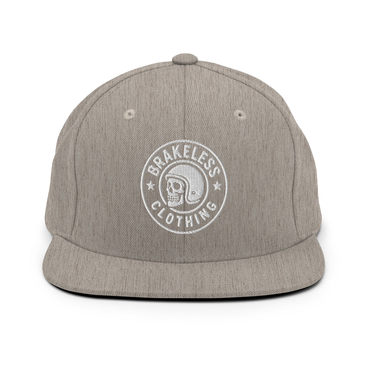 Brakeless Skull Logo - Snapback Hat - BRAKELESS